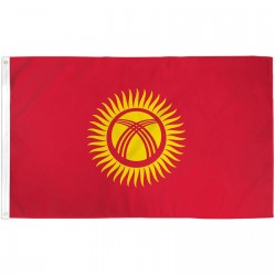 Kyrgyzstan 3'x 5' Country Flag
