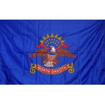 North Dakota 3'x 5' Solar Max Nylon State Flag