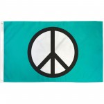 Peace Symbol 3'x 5' Novelty Flag
