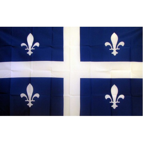 Quebec 3'x 5' Flag