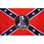 Rebel General Lee 3'x 5' Novelty Flag