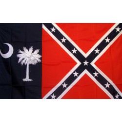 Rebel South Carolina 3'x 5' Novelty Flag