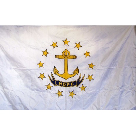 Rhode Island 3'x 5' Solar Max Nylon State Flag