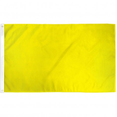 Solid Yellow 3' x 5' Polyester Flag