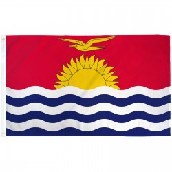 Kiribati Country 3' x 5' Polyester Flag