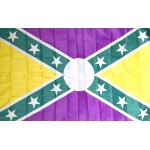Mardi Gras Battle 3' x 5' Polyester Flag