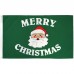 Merry Christmas Green 3' x 5' Polyester Flag