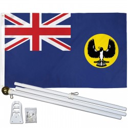 South Australia 3' x 5' Polyester Flag, Pole and Mount