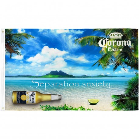 Corona Extra Separation Anxiety 3' x 5' Polyester Flag
