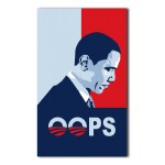Obama Oops Vertical 3' x 5' Polyester Flag