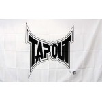 Tapout White 3'x 5' Flag