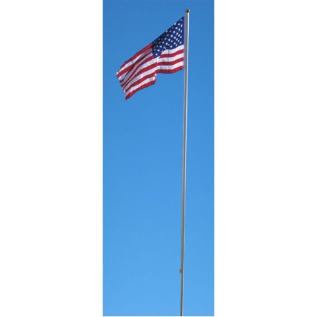 18' 4 Section Steel Flag Pole