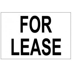 For Lease Real Estate Banner Sign 4'x6'