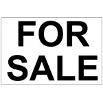 For Sale Real Estate Banner Sign 4'x6'