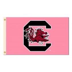 South Carolina Gamecocks Pink 3'x 5' Flag