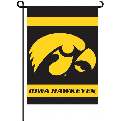 Iowa Hawkeyes Garden Banner Flag