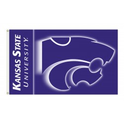 Kansas State Wildcats Double Sided 3'x 5' College Flag