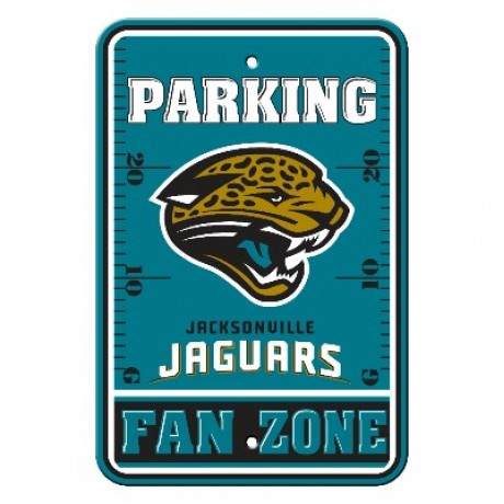 Jacksonville Jaguars 12-inch by 18-inch Parking Sign
