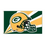 Green Bay Packers Helmet 3'x 5' NFL Flag