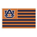 Auburn Tigers Striped USA Style 3'x 5' Flag