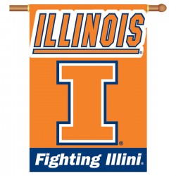 Illinois Fighting Illini Double Sided Banner