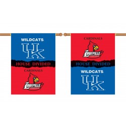 Kentucky Wildcats-Louisville House Divided 28 x 40 Banner