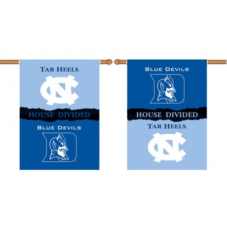 North Carolina-Duke House Divided 28 x 40 Banner