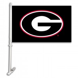 Georgia Bulldogs 11-inch by 18-inch Two Sided Car Flag