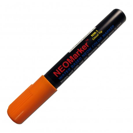 1/4" Chisel Tip Orange Waterproof Sign & Art Marker Pen