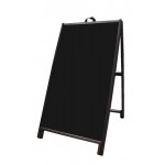 48" Hardwood A-Frame - Acrylic Black Panels