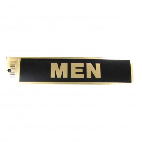 Gold Men Policy Business Sticker