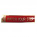 Gold Watch Your Step Policy Business Sticker