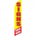 Signs Sold Here Windless Swooper Flag
