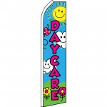 Day Care Flowers Swooper Flag