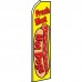 Fresh Hot Dogs Yellow Swooper Flag