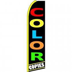 Color Copies Extra Wide Swooper Flag