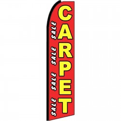 Carpet Sale Red Extra Wide Swooper Flag