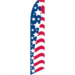 USA Stars Left Swooper Flag