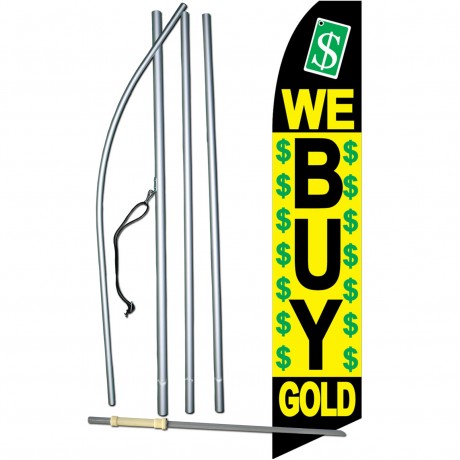 We Buy Gold $ Swooper Flag Bundle