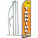 Tanning Salon with Sun Swooper Flag Bundle