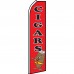 Cigars Black/Red Swooper Flag