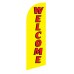 Welcome Red/Yellow Junior Swooper Flag