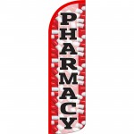 Pharmacy Extra Wide Windless Swooper Flag
