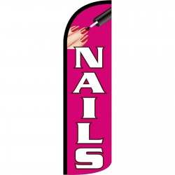 Nails Extra Wide Windless Swooper Flag