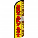 Breakfast Special Extra Wide Windless Swooper Flag