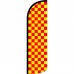 Checkered Red & Yellow Extra Wide Windless Swooper Flag