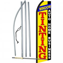 Window Tinting Auto Home Business Swooper Flag Bundle