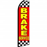 Brake Service Red Swooper Flag