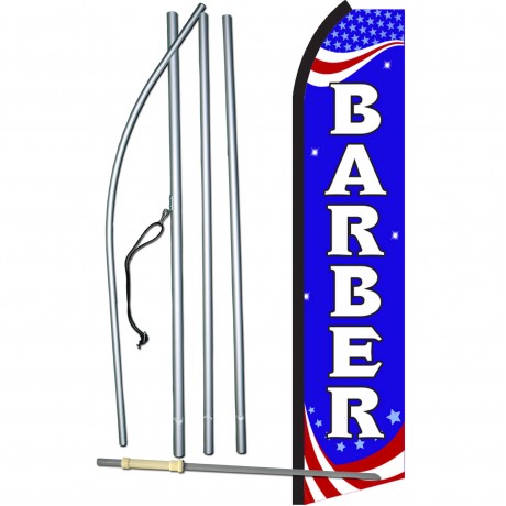 Barber Patriotic Swooper Flag Bundle