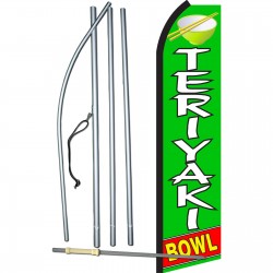 Teriyaki Bowl Swooper Flag Bundle